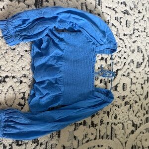 American Girl Blue Long Sleeve Top